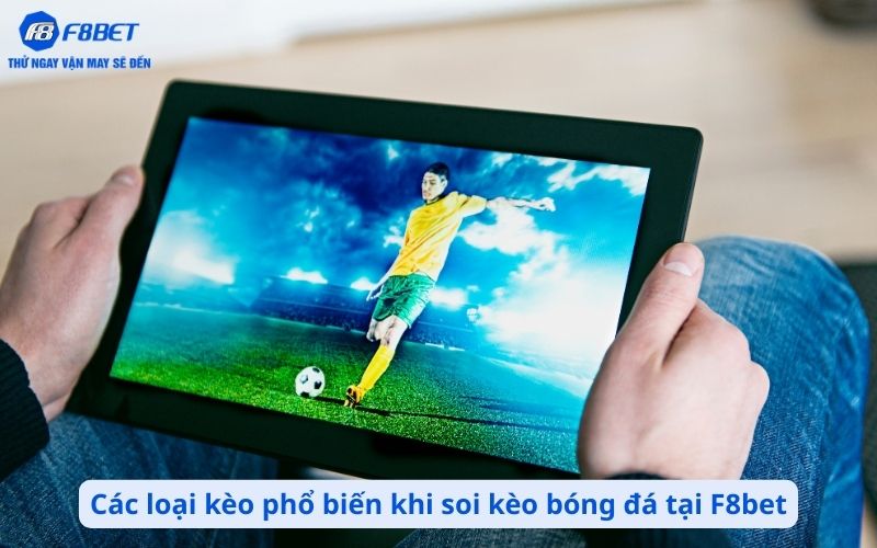 Các loại kèo phổ biến khi soi kèo bóng đá tại F8bet